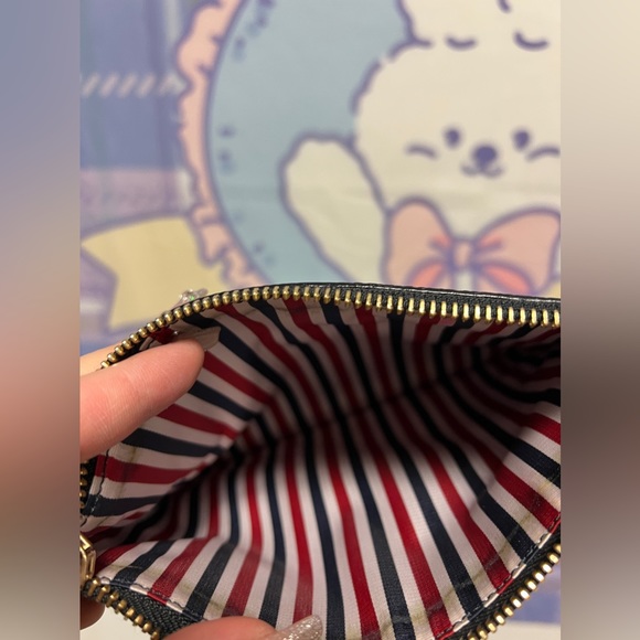 Thom Browne black leather large pouch - Picture 4 of 6